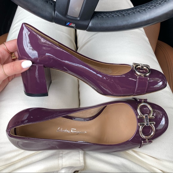 NEW! SALVATORE FERRAGAMO CHUNKY HEEL - Picture 6 of 8